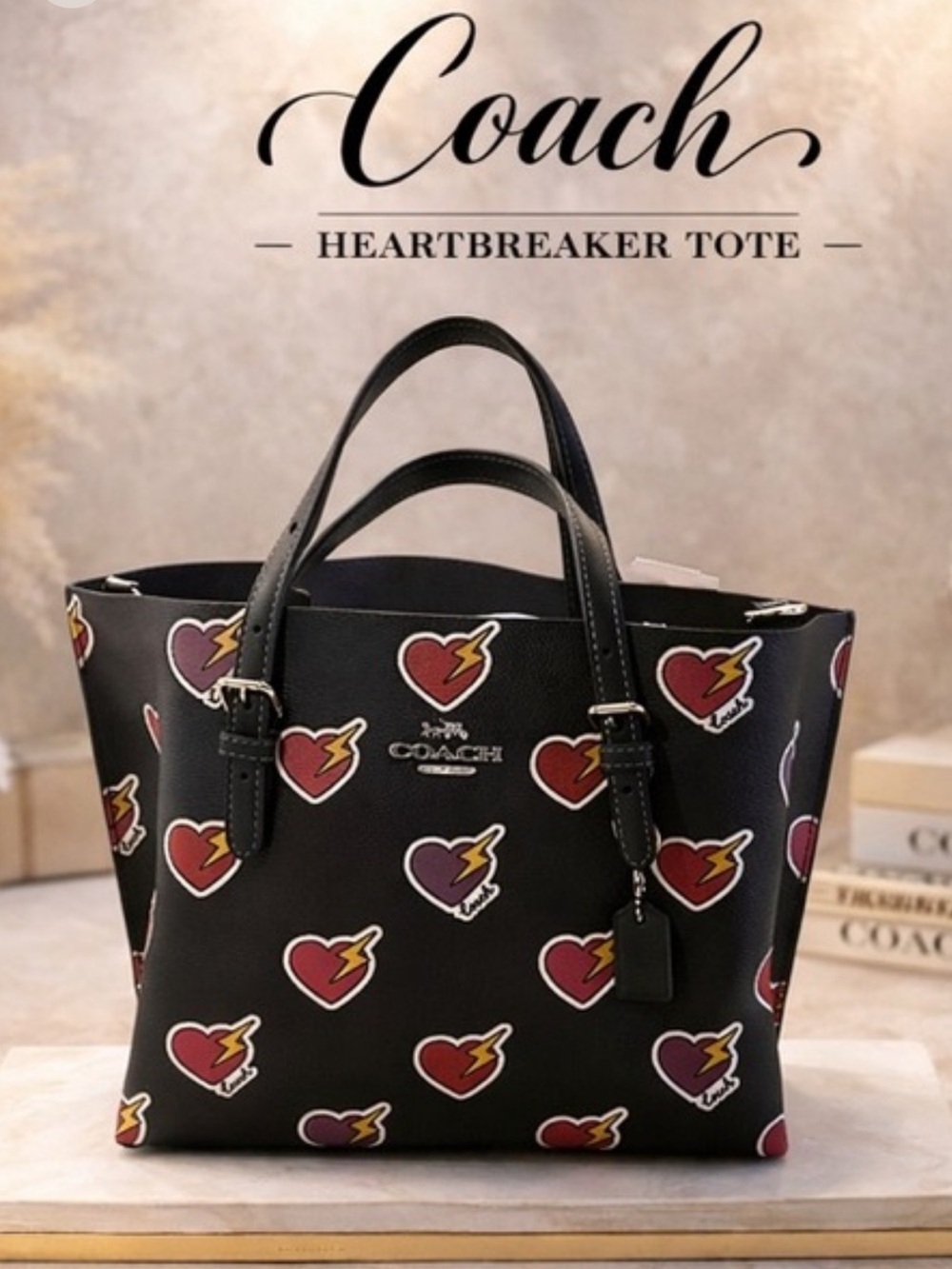 COACH HEARTBREAKER MINI TOTE